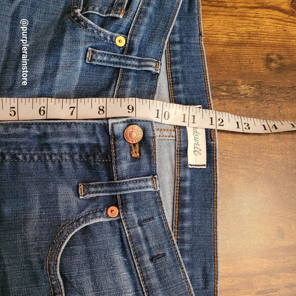 Madewell Jeans 30 Skinny 9" High Rise Creston Wash J4624 Tummy Control Stretch - Picture 10 of 13